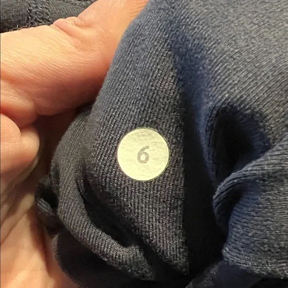 Sold lululemon athletica Navy wide leg Joggers - Picture 4 of 4